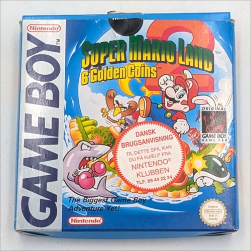 Super Mario Land 2 - 6 Golden Coins - Complete In Box - Gameboy Original (B Grade) (Used)